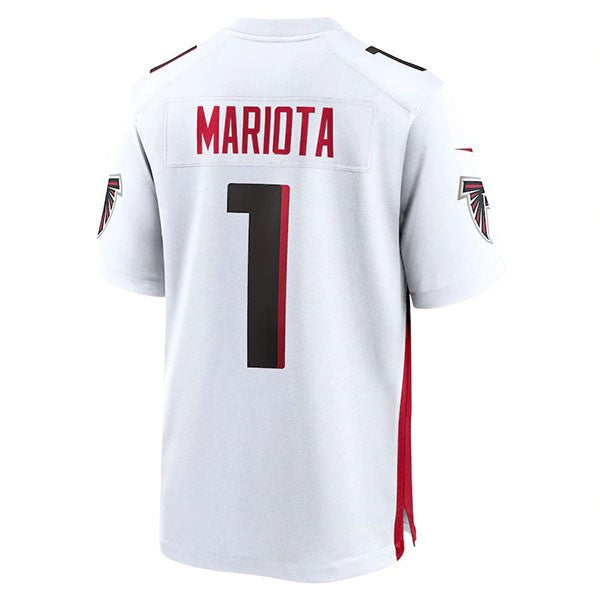 A.Falcons #1 Marcus Mariota White Game Player Jersey Stitched